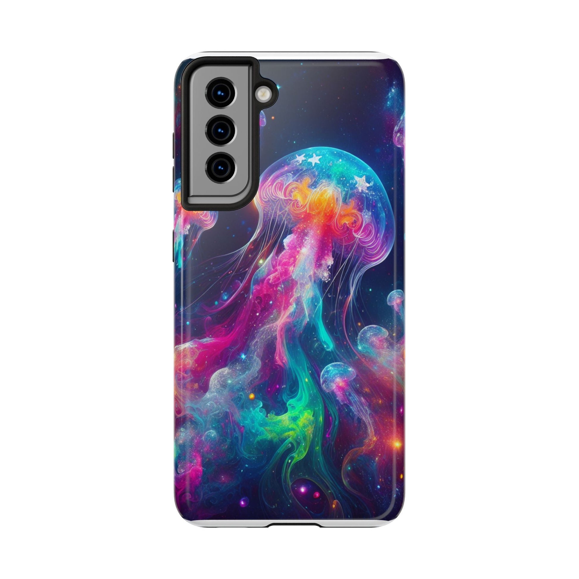 Space Jellyfish Tough Phone Cases - Resonating Crystal Creations