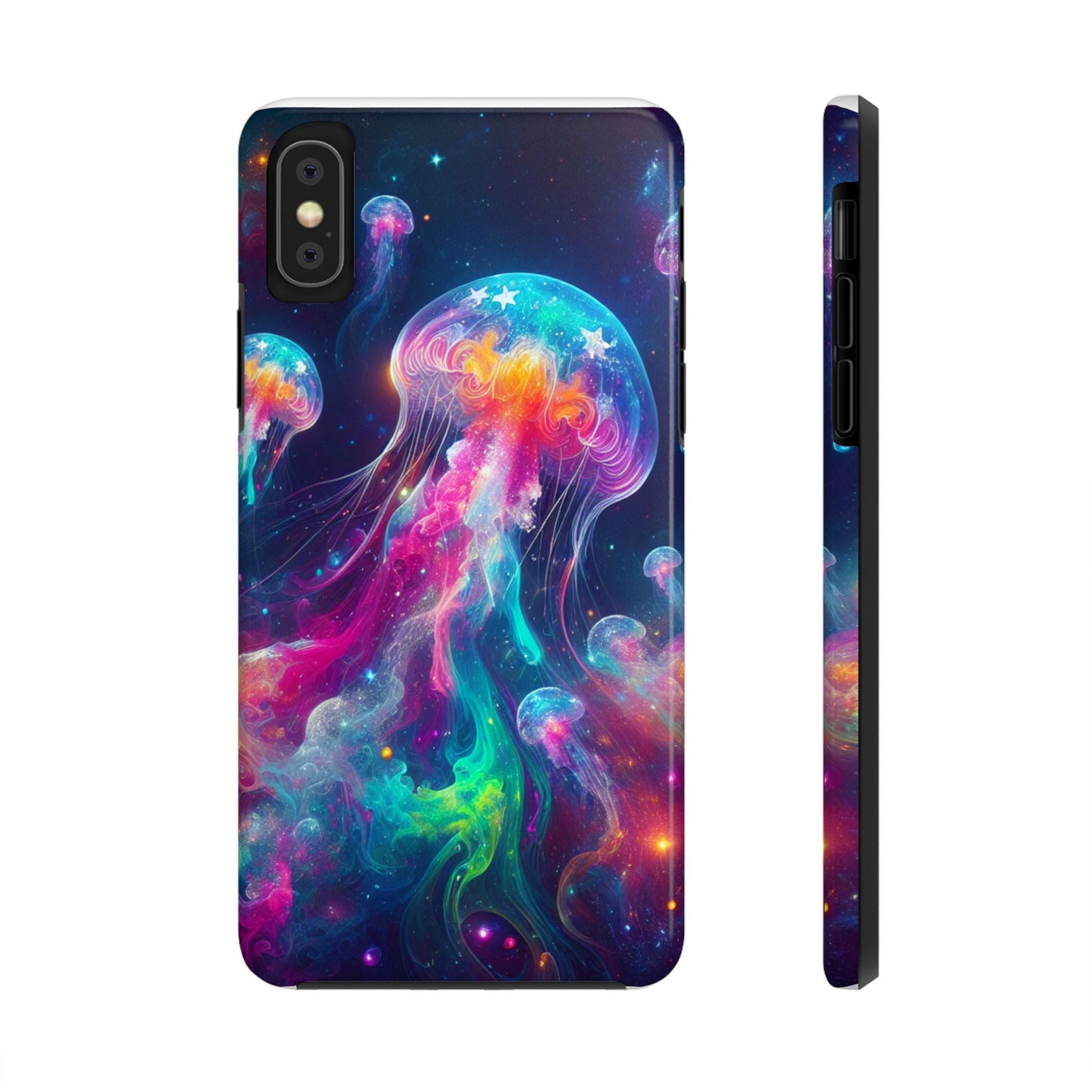 Space Jellyfish Tough Phone Cases - Resonating Crystal Creations