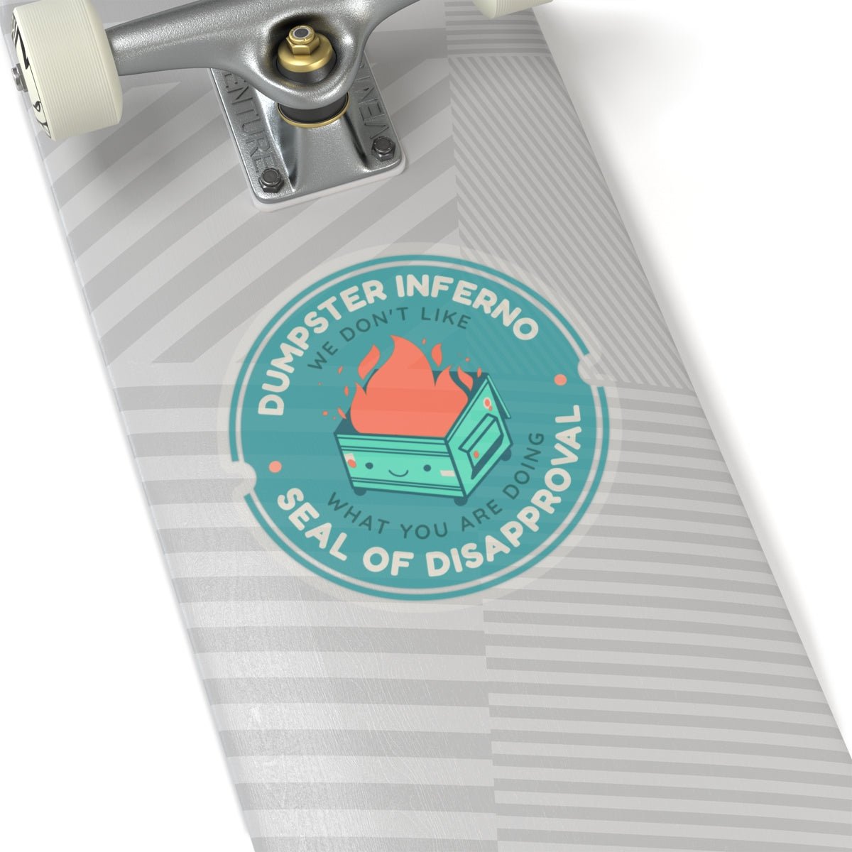 Sticker Pack - Dumpster Inferno Seal of Disapproval - Resonating Crystal Creations