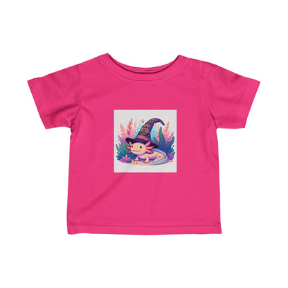 Toddler T-Shirt Wizard Axolotl Design - Resonating Crystal Creations