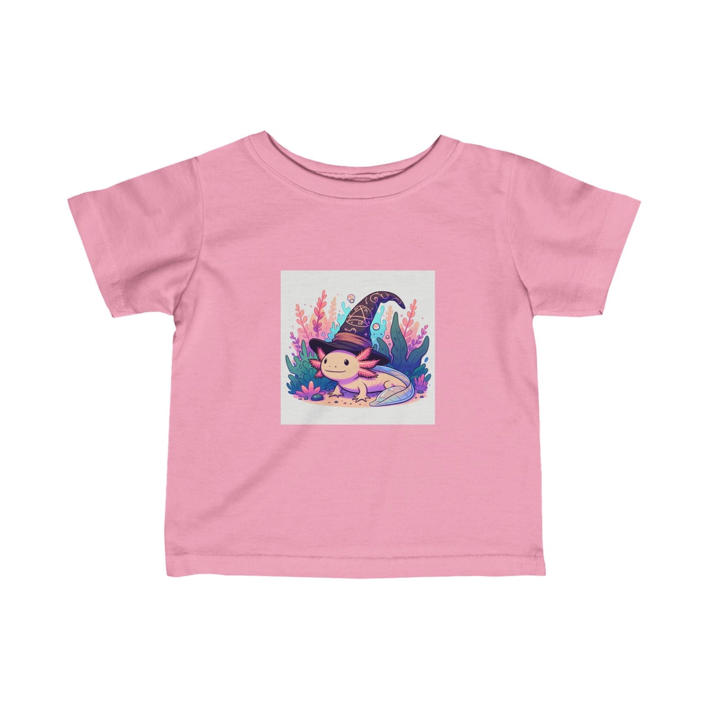 Toddler T-Shirt Wizard Axolotl Design - Resonating Crystal Creations