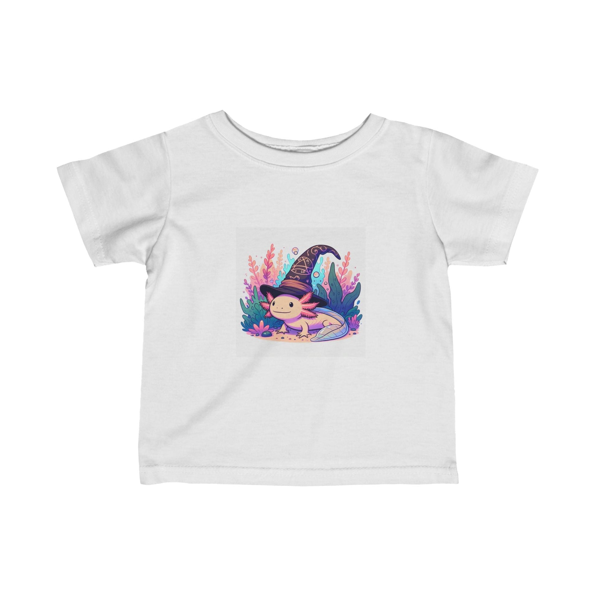 Toddler T-Shirt Wizard Axolotl Design - Resonating Crystal Creations