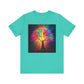 Vibrant Rainbow Tree of Life T-Shirt - Resonating Crystal Creations