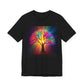 Vibrant Rainbow Tree of Life T-Shirt - Resonating Crystal Creations