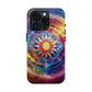 Vivid Geometric Art Tough Phone Cases - Resonating Crystal Creations