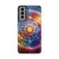 Vivid Geometric Art Tough Phone Cases - Resonating Crystal Creations