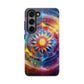 Vivid Geometric Art Tough Phone Cases - Resonating Crystal Creations