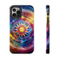 Vivid Geometric Art Tough Phone Cases - Resonating Crystal Creations