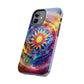 Vivid Geometric Art Tough Phone Cases - Resonating Crystal Creations