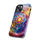 Vivid Geometric Art Tough Phone Cases - Resonating Crystal Creations