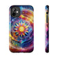 Vivid Geometric Art Tough Phone Cases - Resonating Crystal Creations