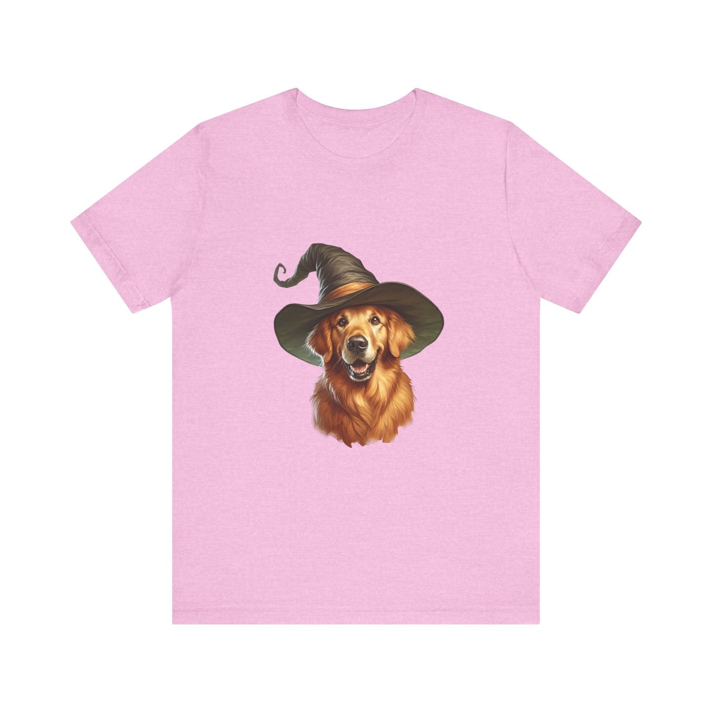 Wizard Golden Retriever Tee - Resonating Crystal Creations