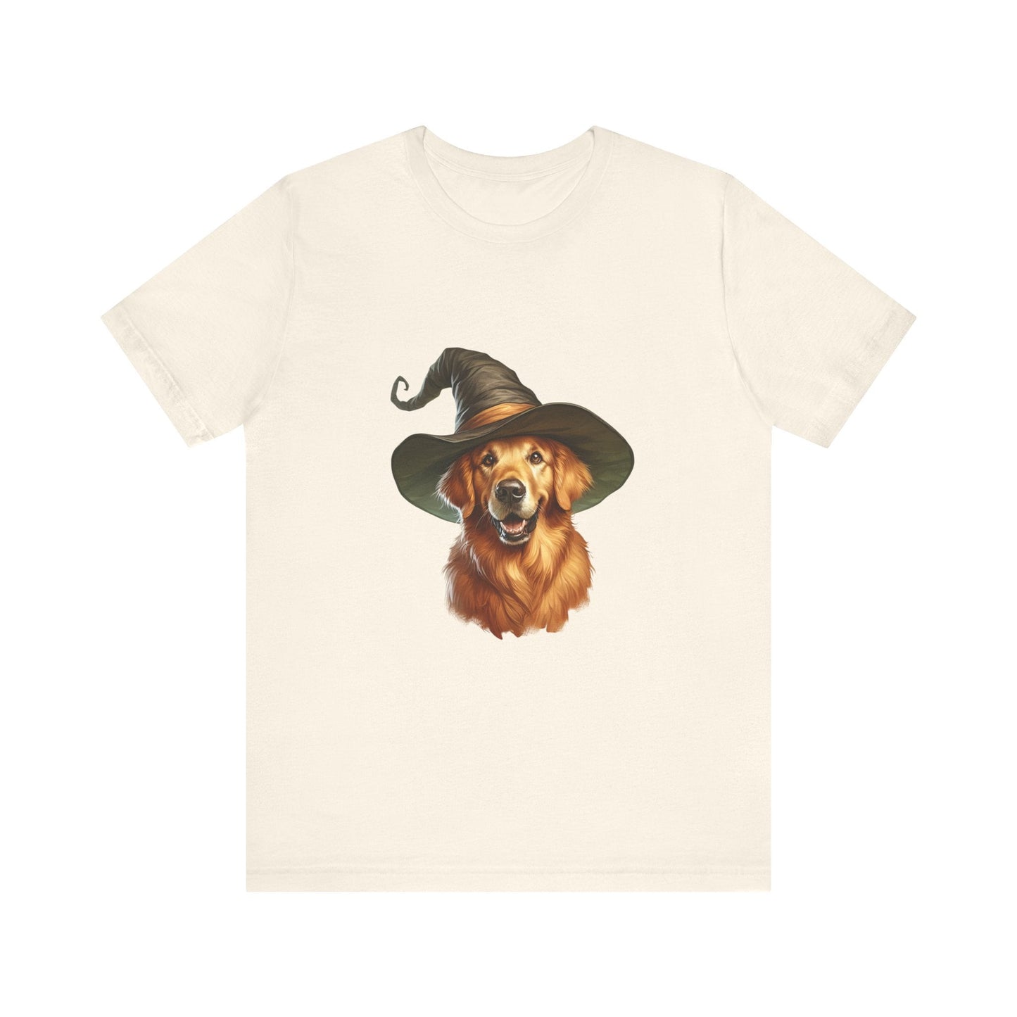 Wizard Golden Retriever Tee - Resonating Crystal Creations