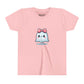 Youth Tee - Cute Girl Ghost with Pink Bow T-Shirt for Kids - Resonating Crystal Creations