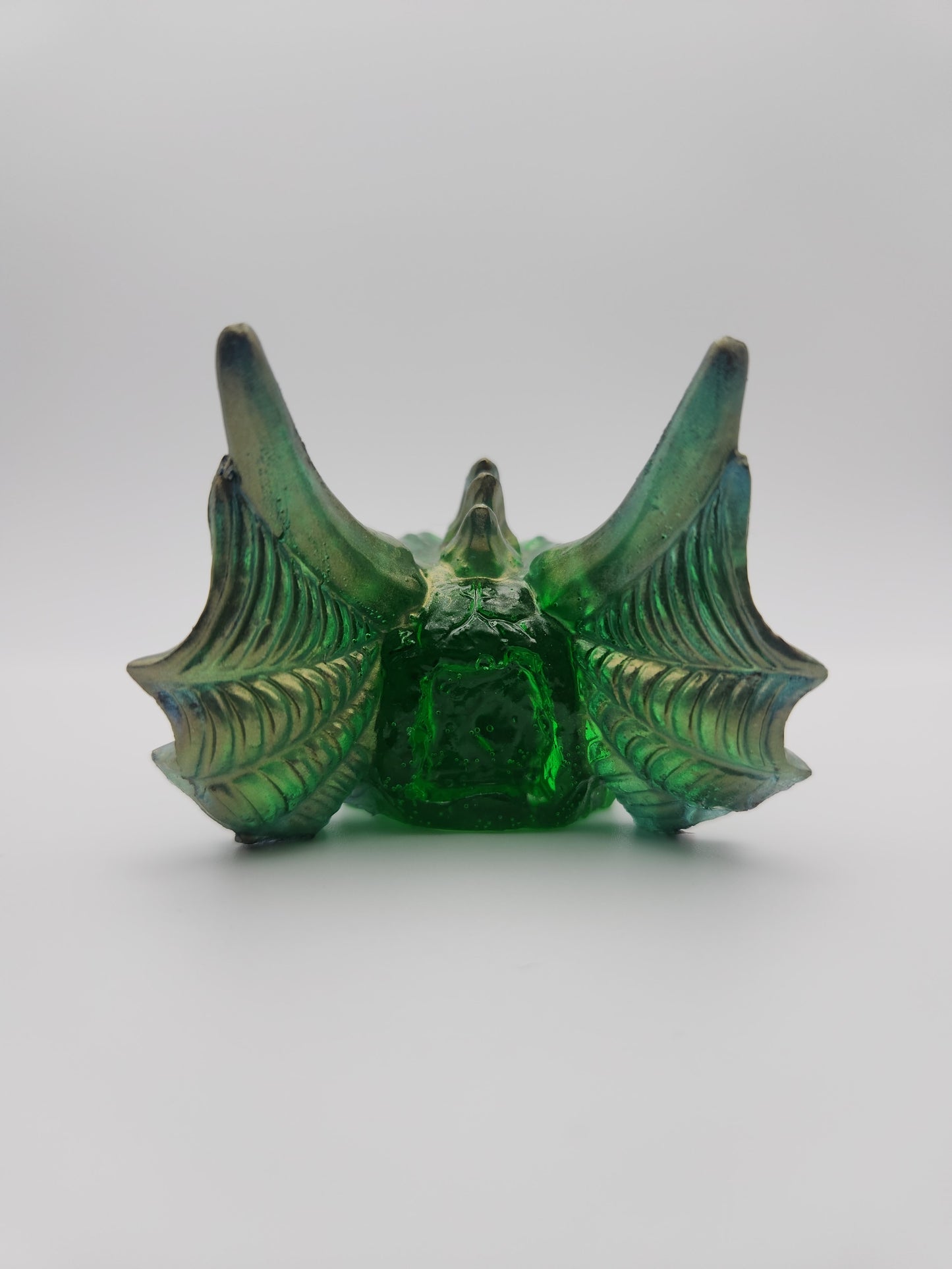 Green and Gold Dragon Head
