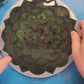 Large Green Mandala Charging Plate